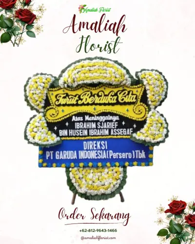 Papan Bunga Duka di Sukamurni